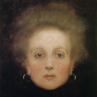 Gustav Klimt, Ritratto femminile, 1898 circa. Olio su tela, cm 38 x 34. Vienna, Belvedere © Belvedere, Vienna