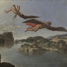 Carlo Saraceni, Caduta di Icaro, 1605-1608 circa. Olio su rame, cm 40x52,5. Napoli, Museo Nazionale di Capodimonte