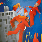 Emilio Tadini, Oltremare, 1990. Serigrafia