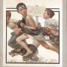 Norman Rockwell, No Swimming (Divieto di balneazione), 1921 Olio su tela, 64 x 56,5 cm Cover illustration for The Saturday Evening Post, June 4, 1921 Collection of The Norman Rockwell Museum at Stockbridge, Norman Rockwell Art Collection Trust, NRACT.