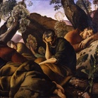 Felice Carena, Gli apostoli, 1926, olio su tela, cm 161x 216. Galleria d'arte moderna di Palazzo Pitti, acquistato alla XV° Esposizione Internazionale d’Arte della Città di Venezia, 1926.
