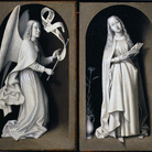 Maestro dei ritratti Baroncelli. Verso: l’Angelo annunciante e l’Annunciata, 1489, olio su tavola