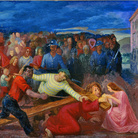 Otto Dix, Cristo e la Veronica, 1943, olio su tavola, cm 81 x 100, Città del Vaticano, Musei Vaticani, inv. 23723. Foto © Governatorato dello Stato della Città del Vaticano - Direzione dei Musei © Otto Dix, by SIAE 2015