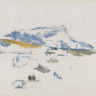 Paul C&eacute;zanne, Mont Sainte-Victoire visto da Les Lauves, ca. 1904, Olio su tela, 54 x 65 cm, Collezione privata, Derbyshire, Foto: Christie's Images / Bridgeman Images
