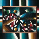 Arthur Segal, Mondscheinlandschaft und Ruderer, 1918, olio su tela