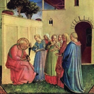 Beato Angelico, Imposizione del nome al Battista, 1428 - 1430 circa, Tempera su tavola | © Museo di San Marco, Firenze