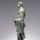 Eracle stante con i pomi delle Esperidi, 100 a.C. circa, Bronzo, Altezza 63 cm, Antikenmuseum Basel und Sammlung Ludwig