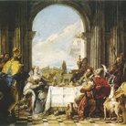 Giambattista Tiepolo, Il banchetto di Antonio e Cleopatra, 1744, olio su tela, 650x300 cm