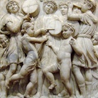 Lodatelo col tamburo, Cantoria, Luca della Robbia.