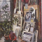 Italo Cremona, Lo studio, 1937. Olio su tela, cm 46x61. RAI, Torino 