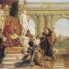 Giambattista Tiepolo, Mecenate presenta le Arti Liberali ad Augusto, 1745 circa, olio su tela, 69,5x89 cm