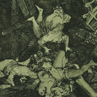 Francisco José de Goya y Lucientes ( Fuendetodos, Saragozza,1746‐Bordeaux,1828), Carneficine della guerra (dalla serie I disastri della guerra), 1810-1823 ca. Acquaforte, bulino, puntasecca, mm 242 x 328. Milano,Civica Raccolta delle Stampe Achille Bertarelli – Castello Sforzesco