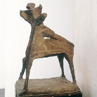 Marino Marini, Cavallino-miracolo, 1957, bronzo, cm 119x61x80. Firenze, Museo Marino Marini
