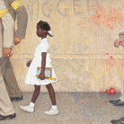 Norman Rockwell, The Problem We All Live With (Il problema con cui tutti noi conviviamo), 1964 Olio su tela, 91,4 x 147,3 cm Story illustration for Look, January 14, 1964 Collection of The Norman Rockwell Museum at Stockbridge, NRM.1975.1