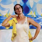 Giacomo Balla, Figlia del sole, 1933, olio su tavola.