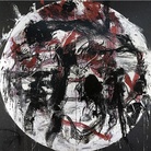 Emilio Vedova, Oltre -3 (Ciclo 1, 1985), 280x280 cm, pittura su tela, Fondazione Emilio e Annabianca Vedova, Venezia