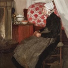 Richard Edward Miller, Vecchia olandese, La vecchia. Olio su tela