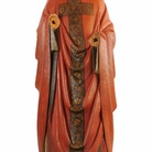 Frà Giovanni di Bartolomeo, San Nicola da Bari, legno policromo. Fabriano (AN), Chiesa di San Niccolò