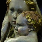 Donatello (attr.), Madonna con il bambino, particolare, XV sec. Citerna, Chiesa di San Francesco