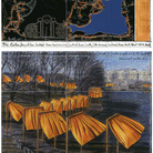 Christo, The Gates (Project for Central Park, New York City), Collage 2003 in 2 parts, 12 x 30,5