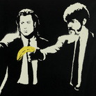 Banksy, Pulp fiction, 63 x 40 cm | Photo © Dario Lasagni