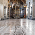 Navata centrale della Basilica di San Giovanni in Laterano a Roma, Immagine tratta dal film 