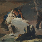 Giambattista Tiepolo, Tentazione di Sant’Antonio, olio su tela, cm 40x47. Milano, Pinacoteca di Brera
