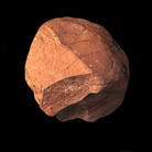 Chooping tool, il più antico strumento realizzato intenzionalmente per procurarsi cibo, 2 milion di anni fa, Sudafrica. © Musei Vaticani