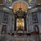 Baldacchino di San Pietro a Roma, Gian Lorenzo Bernini, 1624-1633, Immagine tratta dal film 