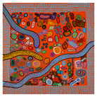 Yayoi Kusama, PRAYERS FOR PEACE, 2017, Acrilico su tela, 194 ◊ 194 cm | © YAYOI KUSAMA