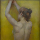 Sophie Browne, Nudo di schiena, Pastello su carta, 68 x 125 cm