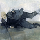 Michael Andrews, A Man Who Suddenly Fell Over | Foto: © Tate London | Courtesy of Chiostro del Bramante, Roma