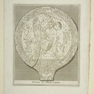 Specchio (DER drawing 16.1) XVIII secolo. Prova di stampa, 356x246 mm. Norfolk, Holkham Hall