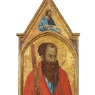 Maestro di San Torpè (Vanni di Bindo ?), San Paolo, 1320 circa, tavola. Pisa, Museo Nazionale di San Matteo
