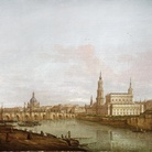 Pietro Bellotti, Dresda: il ponte di Augusto dalla riva destra dell'Elba, cm 61 x 88. Londra, Rafael Valls Ltd.