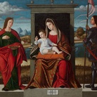 Benedetto Carpaccio, Madonna con il bambino e i santi Lucia e Giorgio. Museo Civico Sartorio, Trieste