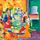Hans Hofmann, Orchestral Dominance in Yellow, 1954. Olio su tela, 122,2 x 152,7 cm