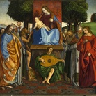 Antonio Solario, Sacra Conversazione, olio su tela, primo quarto del sec. XVI, Cison di Valmarino, Chiesa arcipretale Santa Maria Assunta, sagresti
