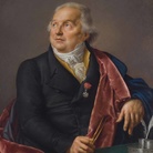 Jean-Baptiste Wicar, Ritratto di Giuseppe Valadier, 1827-1828, Olio su tela, 76 x 100 cm