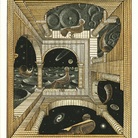 Maurits Cornelis Escher. Escher, Chiostro del Bramante, Roma