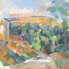 Paul Cezanne, La route tournante (Matin&eacute;e de printemps &agrave; Saint-Antonin), (La curva della strada (Mattina di primavera a Saint-Antonin)), 1900&ndash;1906, Oil on canvas, 82.1 x 66 cm, National Gallery of Art, Washington, DC, collection of Mr. and Mrs. Paul Mellon, 1985