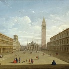Pietro Bellotti, Veduta di piazza San Marco verso est, cm 64,3 x 81. Gloucestershire (Gran Bretagna), collezione privata