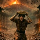 In fuga nel buio dall’eruzione. L’IA ricostruisce gli ultimi istanti di un uomo di Pompei in cerca di salvezza