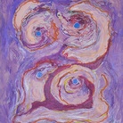 Gillo Dorfles, Circonvoluzione (a quattrocchi), 2011, stampa digitale e acrilico su tela cm 60x70