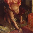 Glyn Warren Philpot, L'angelo dell'Annunciazione, 1925, olio su tela, cm 112 x 87. Brighton and Hove. The Royal Pavilion & Museums.