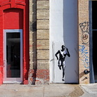 Blek le Rat, On the Run, New York, 2008. Photo by Sybille Prou