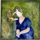 Sandro Chia, Mattinata all’opera, (1979). Olio su tela, cm 102 x 101. Berlino, collezione privata