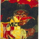 Mimmo Rotella, Le cachet, 1960, décollage su tela, cm 88x81, collezione privata