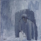Carlo Mattioli, Ritratto di Morandi, 1969, Olio su tela, 50 x 50 cm, Collezione privata | Courtesy of Labirinto della Masone, Fontanello, Parma