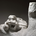 Auguste Rodin, Paolo e Francesca, marmo, post 1900, 81 x 108 x 65 cm